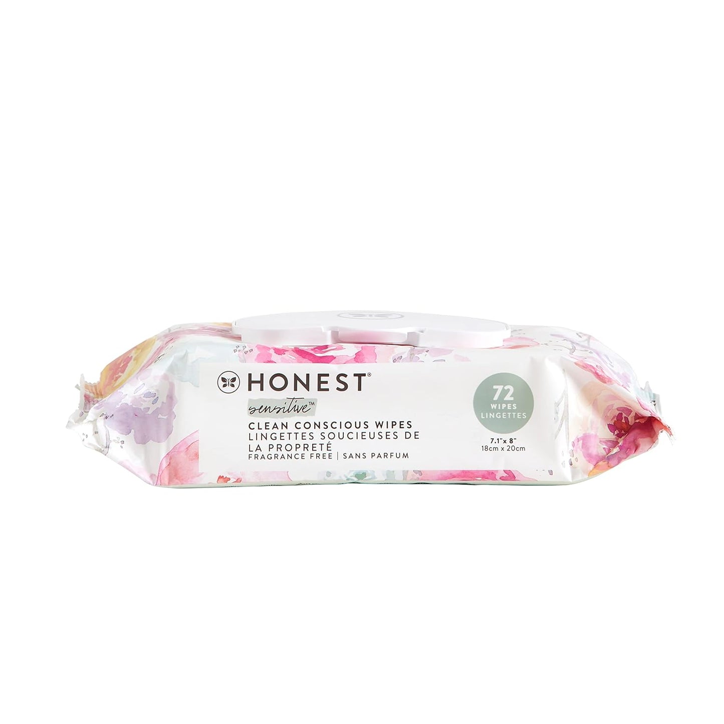 The Honest Company Hypoallergenic Multi-Use Baby Wipes for Sensitive Baby Skin, Rose Blossom, 60 Count