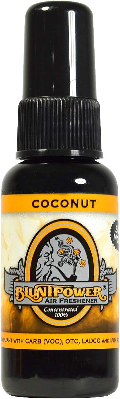 BluntPower Oil Based Concentrated Air Freshener and Oil for Diffuser - Air Freshener Spray For Room, Car, Bathroom - Concentrated Room Deodorizer & Odor Eliminator Spray - Cherry 1.5oz. (3 Pack)