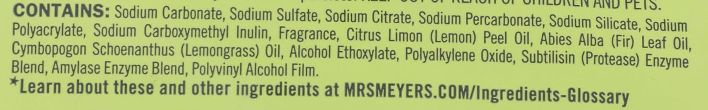 MRS. MEYER'S CLEAN DAY, Dishwasher Lemon Verbena, 11.6 Ounce