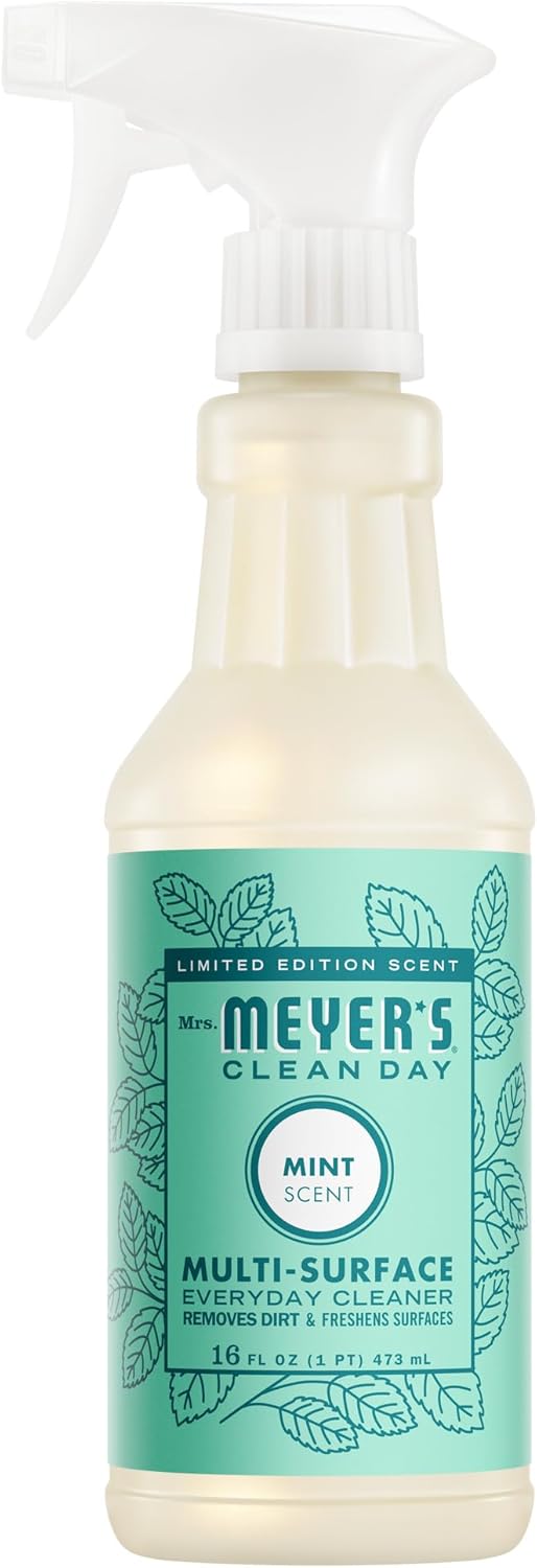 MRS. MEYER'S CLEAN DAY Multi-Surface Everyday Cleaner, Mint Scent, 16 Fl Oz Bottle