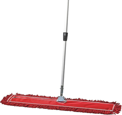 48 Inch Blue Commercial Dust Mop & Floor Sweeper with Extendable Handle – Mop for Hardwood, Tile, and Concrete Floor Cleaning