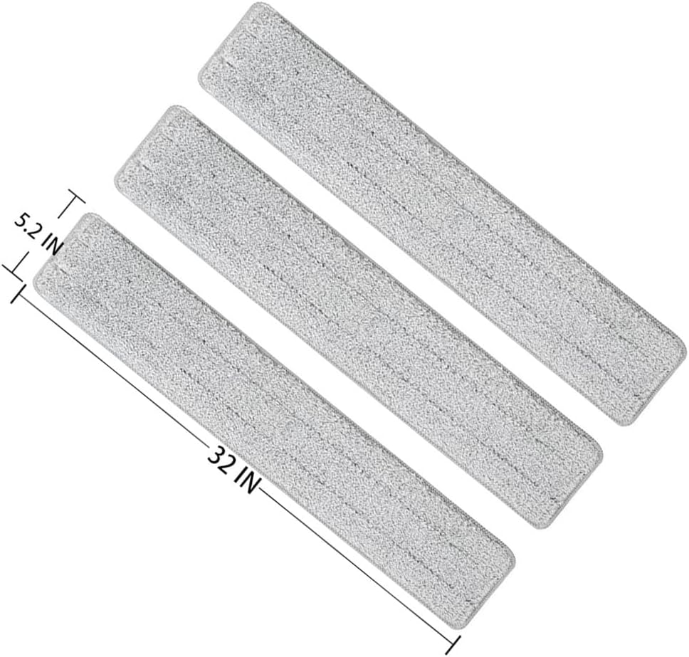 Microfiber Mop 18 in Large Flat Mops for Floor Cleaning with 4 Premium Pads Hardwood for Cleaning Wet Mop