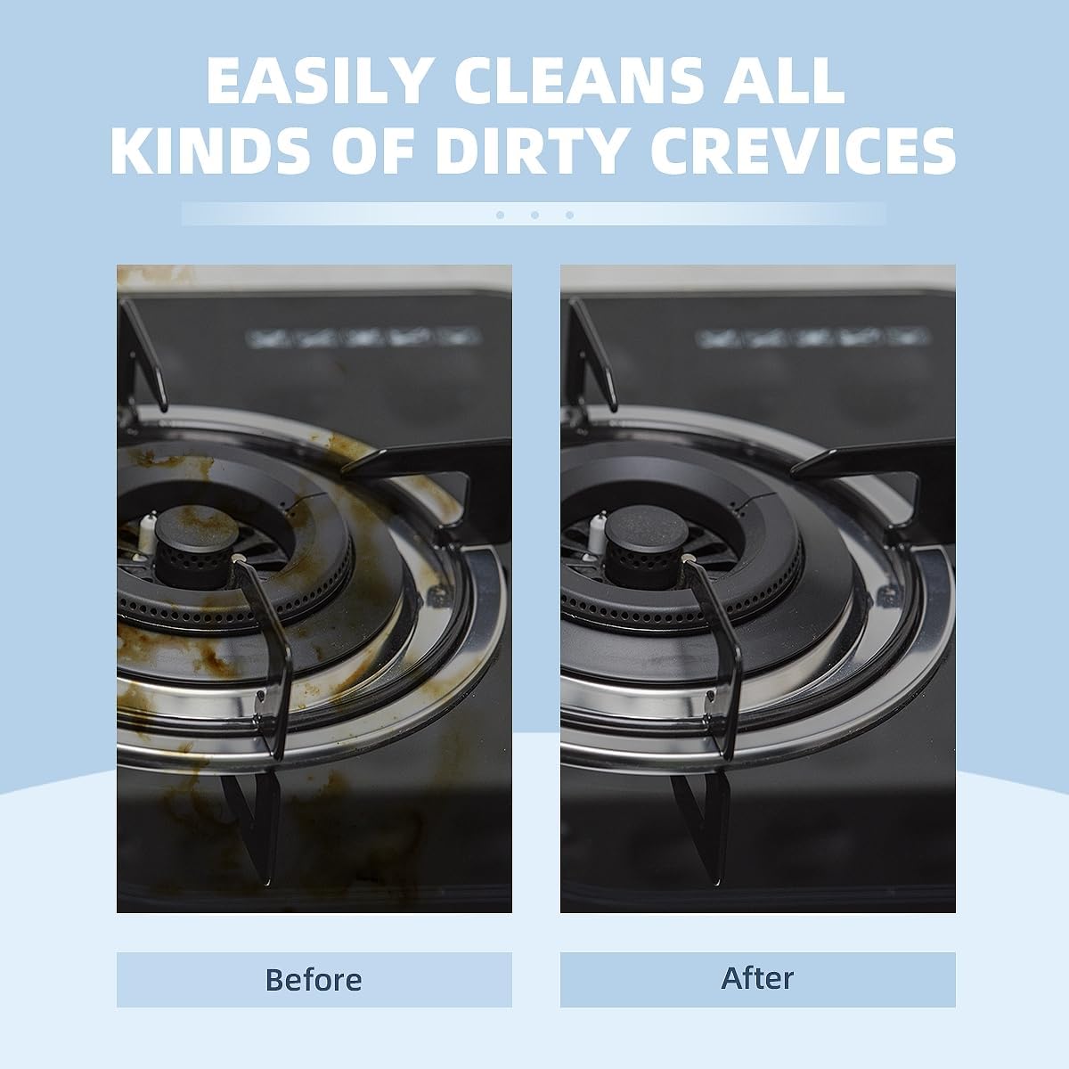 TQRR 3Pcs Hard Bristle Crevice Cleaning Brush, Scrub Brush, Kitchen Sink Cleaning Brush, Grout Brush, Corner Brush Cleaning Tools for Toilet, Bathroom, Gap, Home, Household, Window (3, Black)