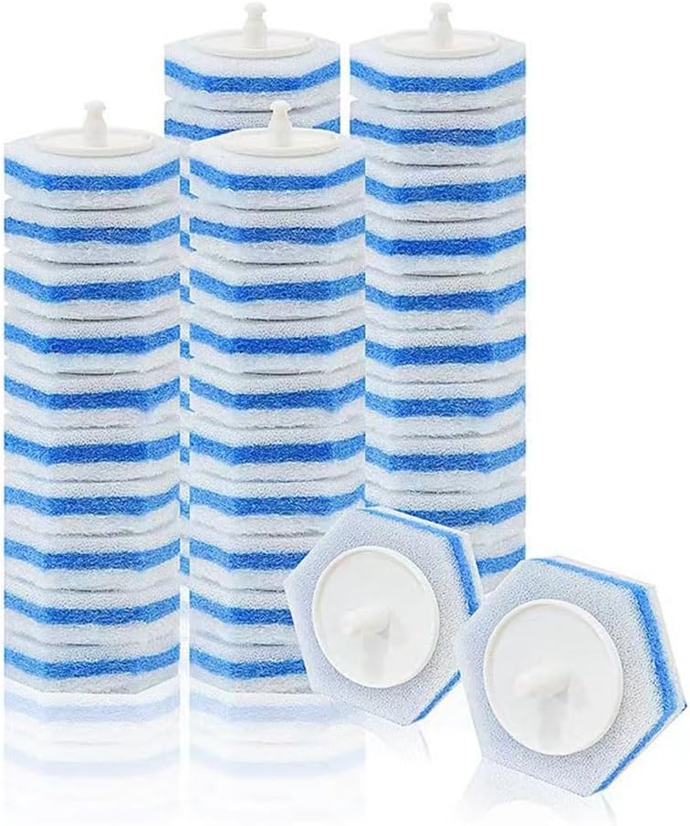 50PCS Upgraded Refills for Disposable Wand Heads Most Refills for Toilet and Bathroom Cleaning