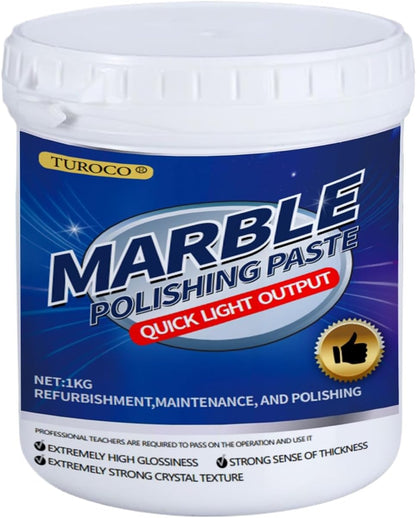 Marble Polishing Paste, Polishing Compound – Quartz Cleaner Countertop, Granite Cleaner & Marble Sealer and Protector,Polishing kit For Marble Countertops, Floors, Walls 2.2LB