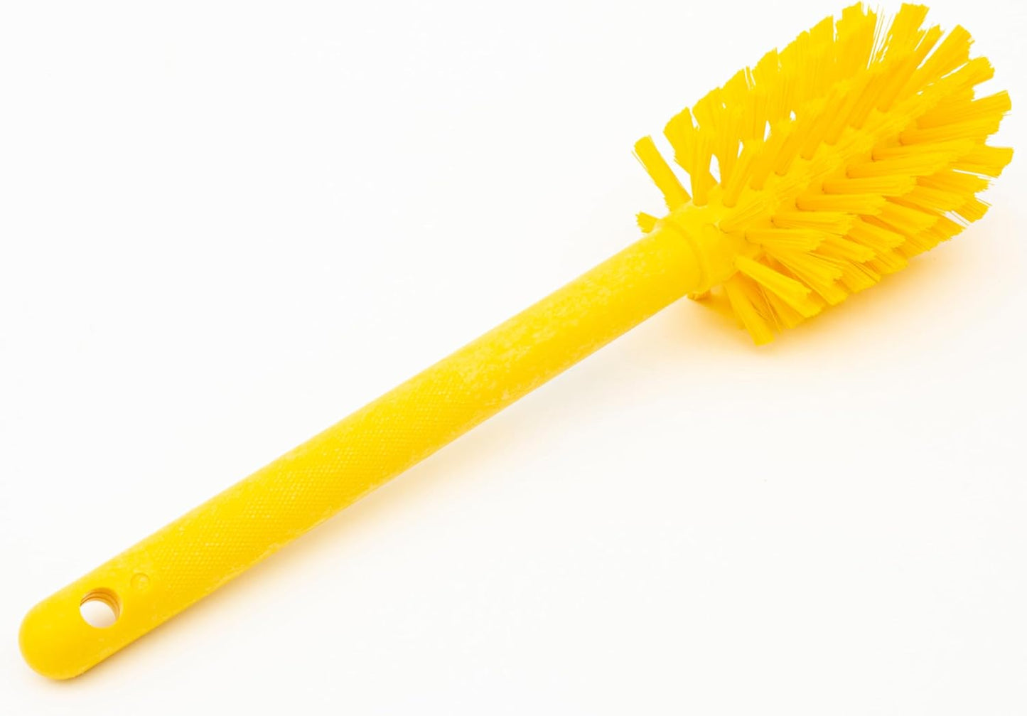 SPARTA Large Water Bottle Brush Ideal for Wide-Mouth Jars, Bottles and Tumblers, Dishwashing Tool with Handle for Home and Commercial Kitchens, Plastic, 12 Inches, White