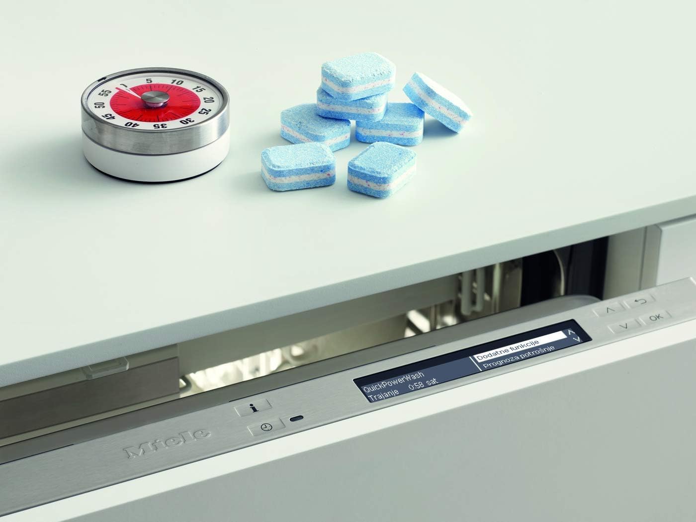 Miele Original GS CL 2406 T UltraTabs All in 1 Dishwasher Detergent Tablets, Multipack of 240 - 11657590