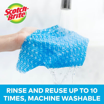 Scotch-Brite Stay Clean Scrubbing Dish Cloths, Rinses Clean and Dries Quick, 2 Non-Scratch Dish Cloths