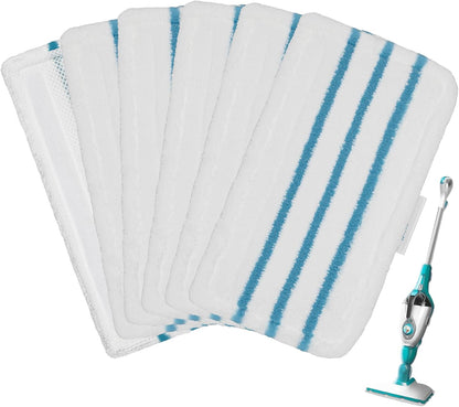 4Pack Steam Mop Pads Replacement for Black+Decker Steam Mop SM1600, SM1610, SM1620, HSM13E1, HSMC1300FX, HSMC1321, HSMC1361SG Cleaner Black and Decker Steam Mop Replacement Pads