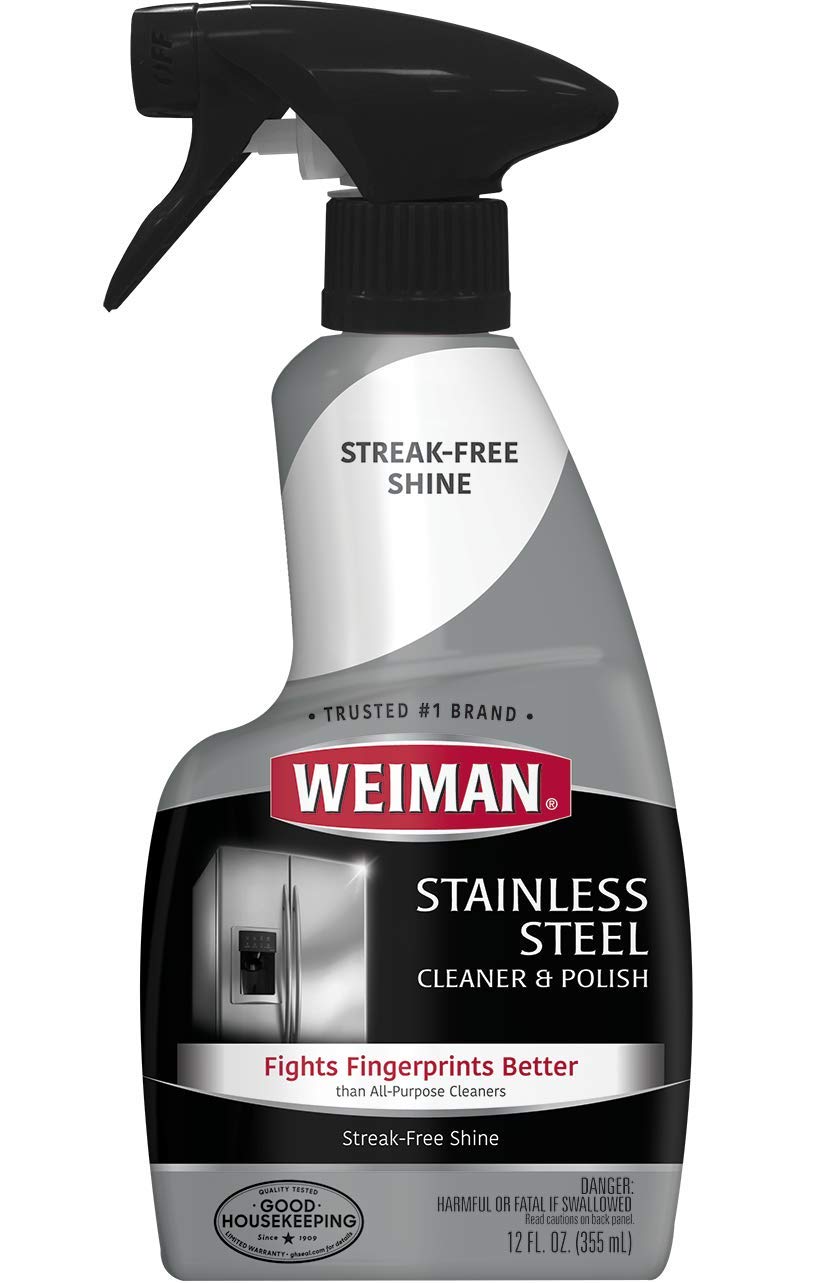 Weiman Stainless Steel Cleaner & Polish, 12 Fl Oz (Pack of 6)