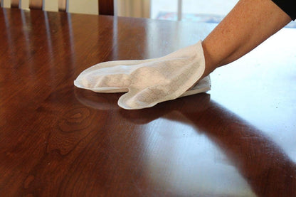 Artisan DUSTING MITT Replaces Microfiber Dusting Cloths, Dust Wipes, Feather Dusters. Grabs and Locks in Dust, Pet Hair, and Allergens for The Best Cleaning Possible Dual-Sided Disposable. 40 Mitts.
