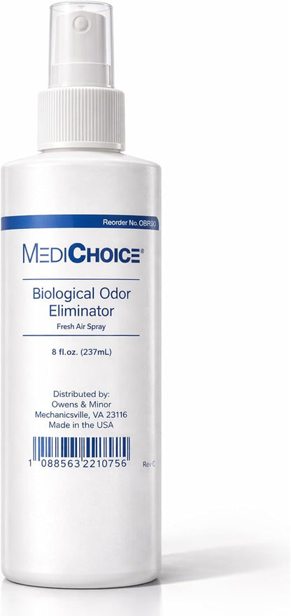 MediChoice Biological Odor Eliminator, Scented, Pump Spray, 8 Oz, 1314OE8120 (Each of 1)