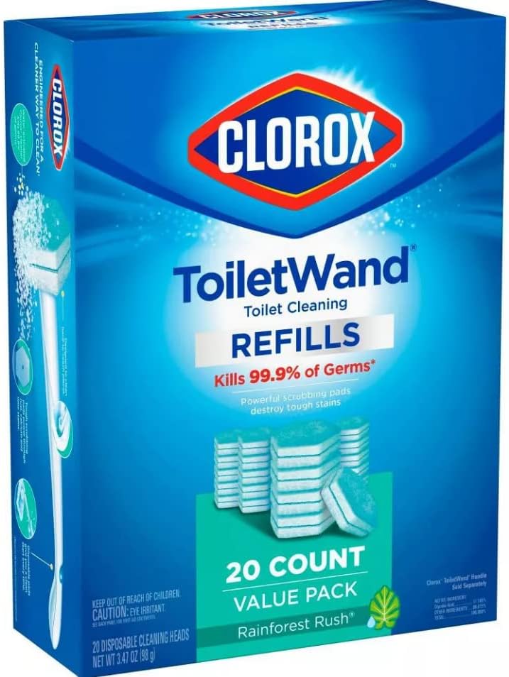 Clorox Toiletwand Refills + Wand model 30814, 36 Count(Pack of 1)