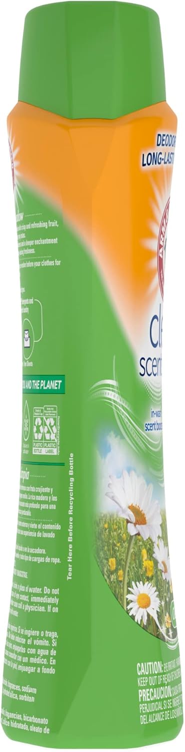 ARM & HAMMER Clean Scentsations In-Wash Scent Booster, Laundry Scent Booster Clean Meadow scent, 24 Oz