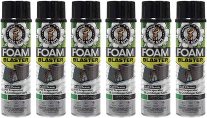 Leak Saver Foam Blaster AC Coil Cleaner for AC Unit 3-Pack | No Rinse Formula for Evaporators & Condensers | Neutral Citrus Scent