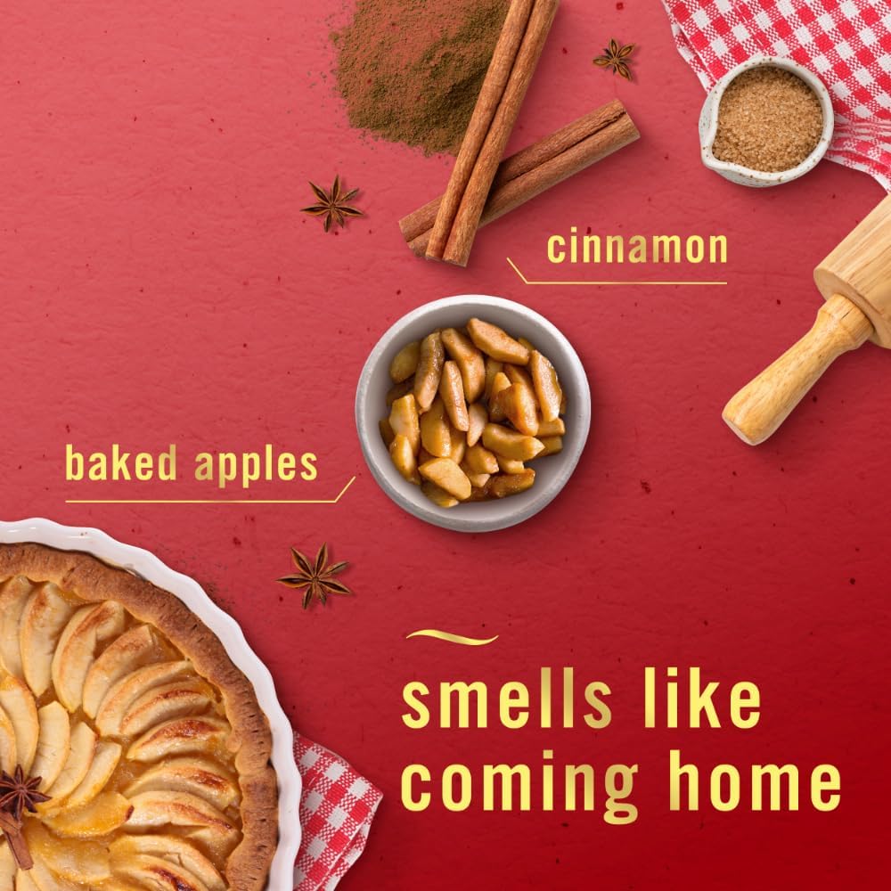 Febreze Air Freshener Spray, Odor-Fighting Room Spray, Crisp Fall Breeze, Cuddle Weather, Baked Cinnamon Apple, 8.8oz, 3 Count