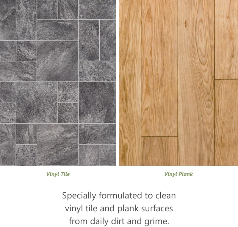 MORE Luxury Vinyl Floor Cleaner for Vinyl Plank Flooring - Ready to Use, Daily Cleaning Formula for Tile, Vinyl Surfaces [Gallon / 128oz]