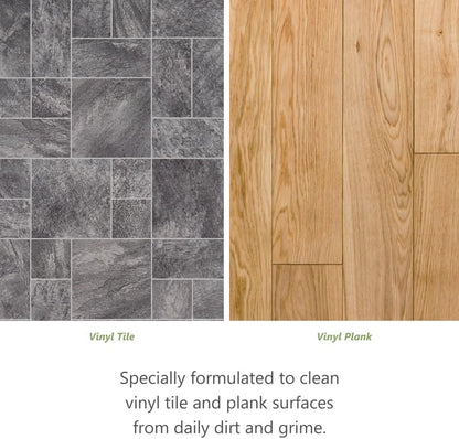 MORE Luxury Vinyl Floor Cleaner for Vinyl Plank Flooring - Ready to Use, Daily Cleaning Formula for Tile, Vinyl Surfaces [Gallon / 128oz]