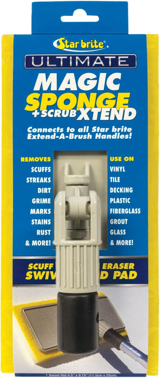 STAR BRITE Ultimate Magic Sponge - Boat Scuff Eraser Melamine Scrubber with Reinforced Core - 2 Pack (041000)