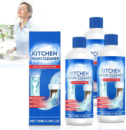 2026 Upgrade Drain Clog Remover, Max Gel Drain Clog Remover and Cleaner for Shower or Sink Drains, Unclogs and Removes Hair, Soap Scum and Blockages (1PCS)
