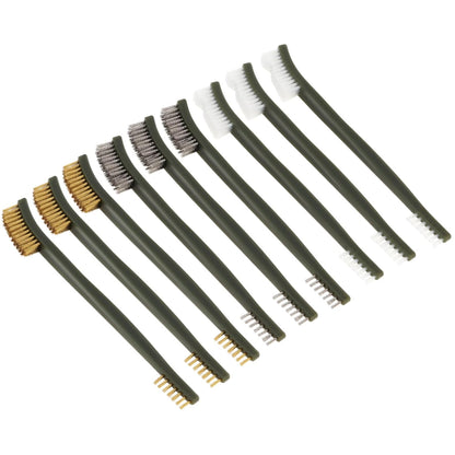 Mini Wire Brush Set, Paint and Dirt Remover, Cleaning Welding Slag and Rust, Handy Steel / Nylon / Brass Brush Suitable for Cleaning Paint / Dirt (3)