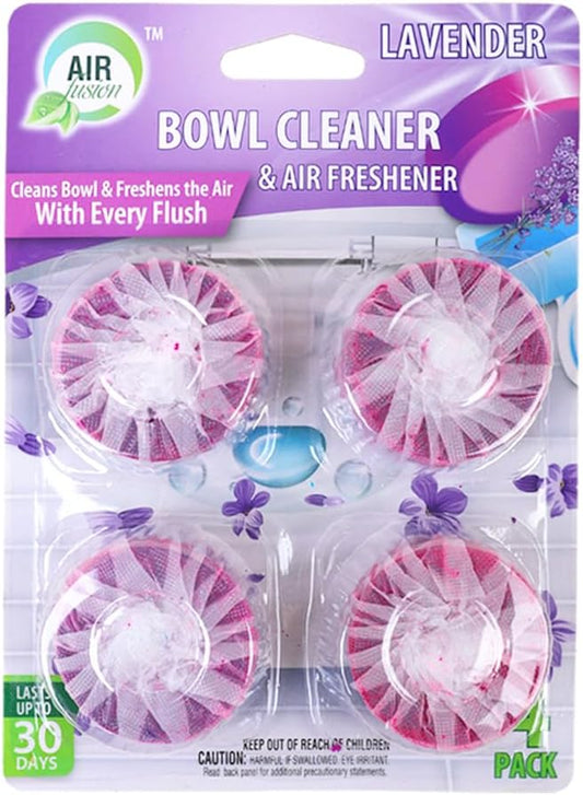 Toilet Bowl Cleaner Tablets 4 Pack Pine Scent, Slow Releasing Toilet Tank Cleaners for Deodorizing, Descaling & Continuous Bathroom Freshness