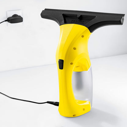 Kärcher WV 1 Electric Window Vacuum Squeegee 10" - Perfect for Showers, Mirrors, Glass, and Countertops - Electric Squeegee