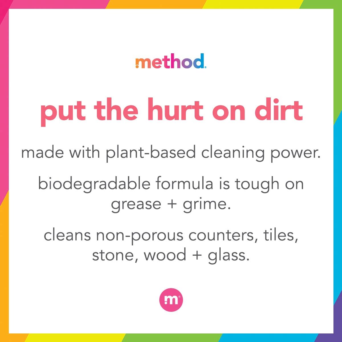 Method All-Purpose Cleaner Spray, Lime + Sea Salt, Perfect for Most Counters, Tiles, Stone, and More, 28 oz Spray Bottles, (Pack of 1)