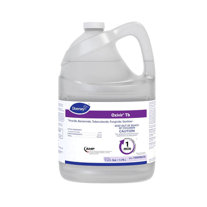 Oxivir Diversey Tb Ready-to-Use Liquid Hydrogen Peroxide Disinfectant Cleaner, Tuberculocidal Multi-Surface Cleaner, 1 Gallon