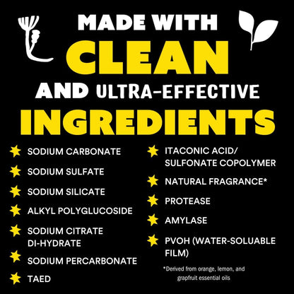 Molly's Suds Dishwasher Powder | Clean Dishwasher Detergent, Cuts Grease & Rinses Clean (Residue-Free) for Sparkling Dishes | 60 Loads (Unscented)