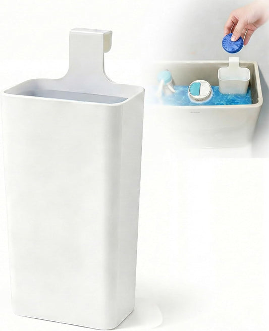 Toilet Tank Cleaning Tablet Holder (1 Pack), Hanging Rack Prevents Residue & Clogging, Slow-Release Design Extends Cleaner Tablet Life, Fits Most Standard Tanks