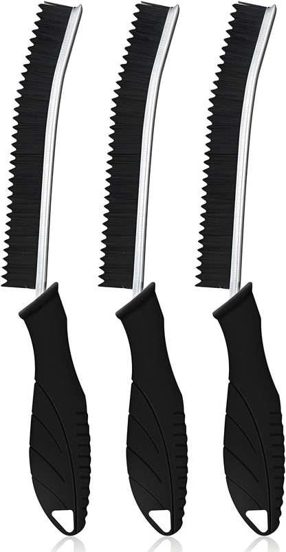 Crevice Cleaning Brush Supplies with Teeth-Shaped Hard Bristles - 3Pcs Small Cleaning Brushes for Tight Spaces Tools,Gap Cleaning Brush Tools for Cracks/Kitchen/Bathroom Tiles/Grout