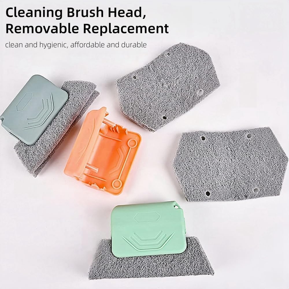Magic Window Track Cleaner, 2024 New Window Groove Cleaning Brush Tools Set, Creative Cleaner Brushes Tools for Window lides Gaps, Sliding Door Track, Tile Lines Shutter Car Vents (Mixed, 3PCS)