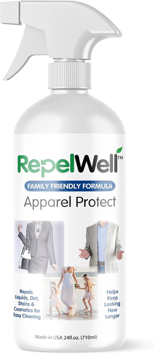 Eco-Friendly Upholstery Protect Stain & Water Repellent Spray 24oz – Non-Toxic, Pet-Safe Formula for Fabric, Leather, & Suede – Long-Lasting Stain Guard Keeps Furniture Clean & New