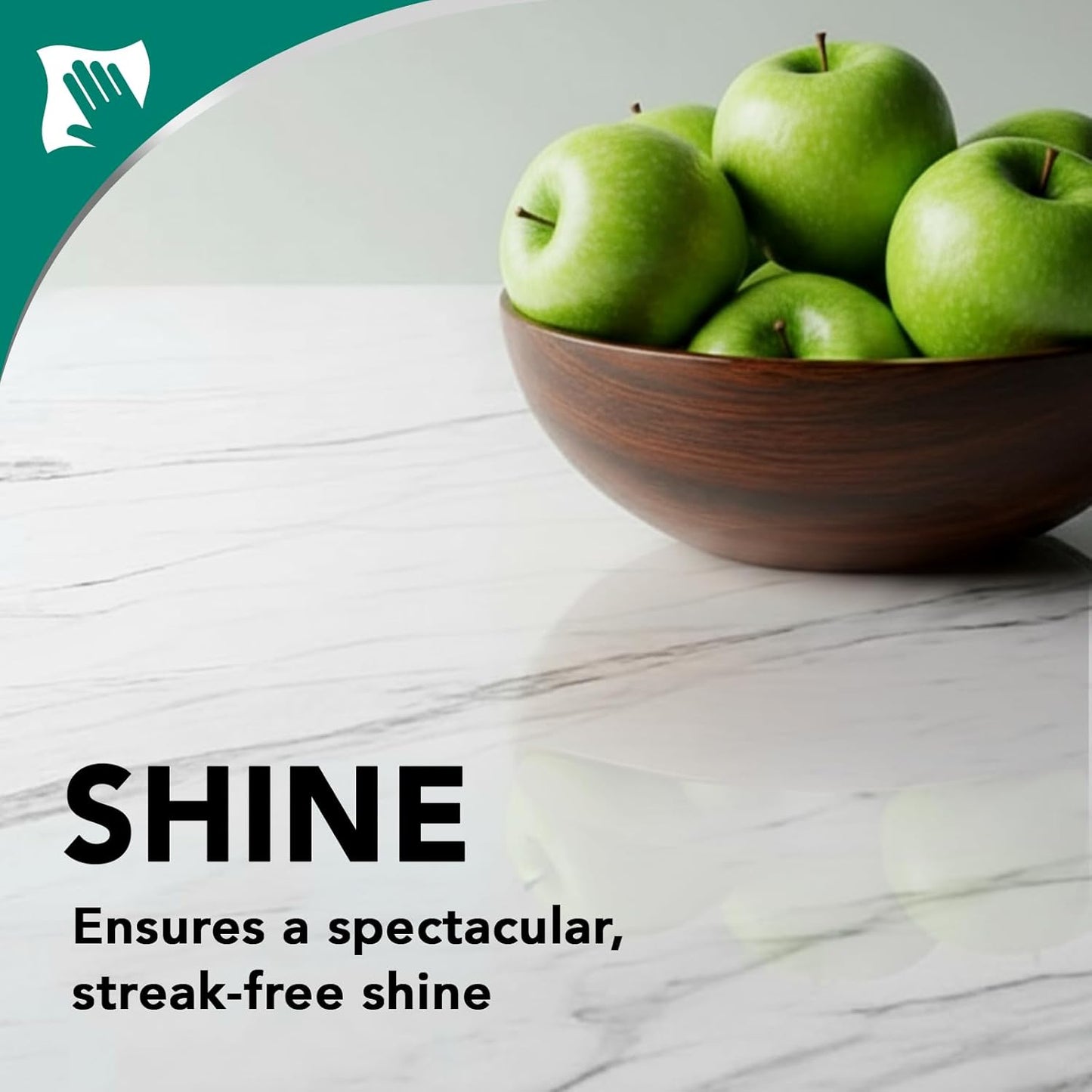 Weiman Disinfectant Granite Cleaner and Polish With Microfiber Cloth - Safely Clean Disinfect and Shine Granite Marble Soapstone Quartz Quartzite Slate Limestone Corian Laminate Tile Countertop