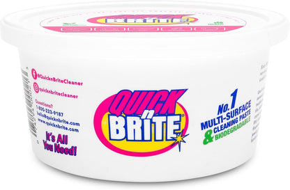 Quick 'n Brite All Purpose Cleaning Paste, True All Purpose Cleaner, Concentrated, 30 oz
