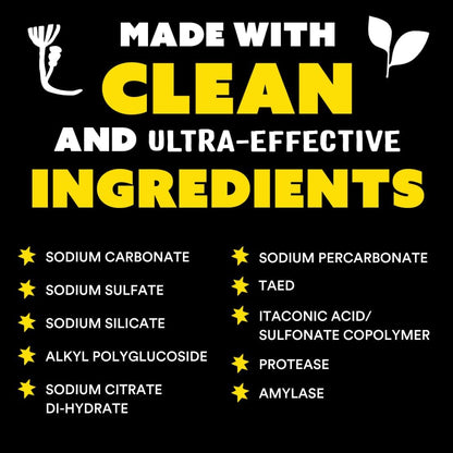 Molly's Suds Dishwasher Pods | Clean Dishwasher Detergent, Cuts Grease & Rinses Clean (Residue-Free) for Sparkling Dishes | 120 Auto-Release Tabs (Citrus)