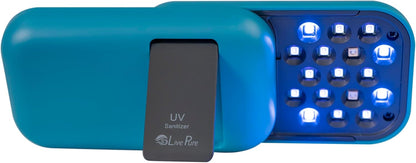 LivePure Handheld UV Light Sanitizer. Portable UV Light for Disinfecting Room, Kitchen, Car, Bathroom, Household Surfaces. Leopard