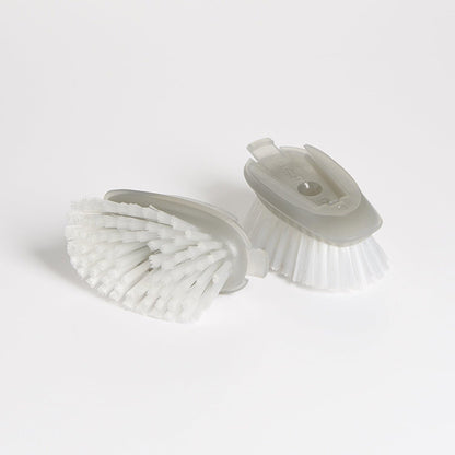 OXO SteeL Soap Dispensing Dish Brush with OXO SteeL Soap Dispensing Dish Brush Refills, 2-Pack
