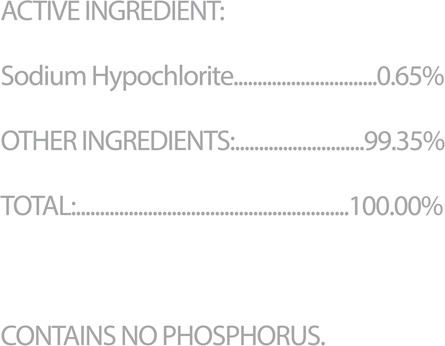 Clorox Healthcare Bleach Germicidal Cleaner Refill, 128 Fluid Ounces (Package May Vary)