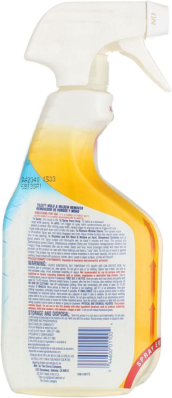 Tilex Mold and Mildew Remover Spray, 16 Fl Oz