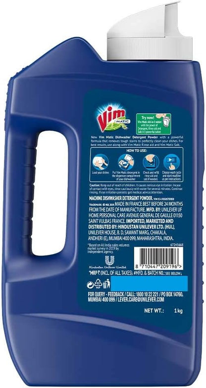 Vim Matic Dishwash Detergent Powder|| 1 Kg