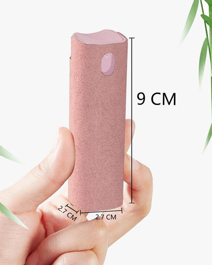 Screen Cleaner Spray and Wipe Touch Screen Cleaner for iPhone iPad Computer Laptop Tablet MacBook Cell Phone Eyeglasses（Pink）
