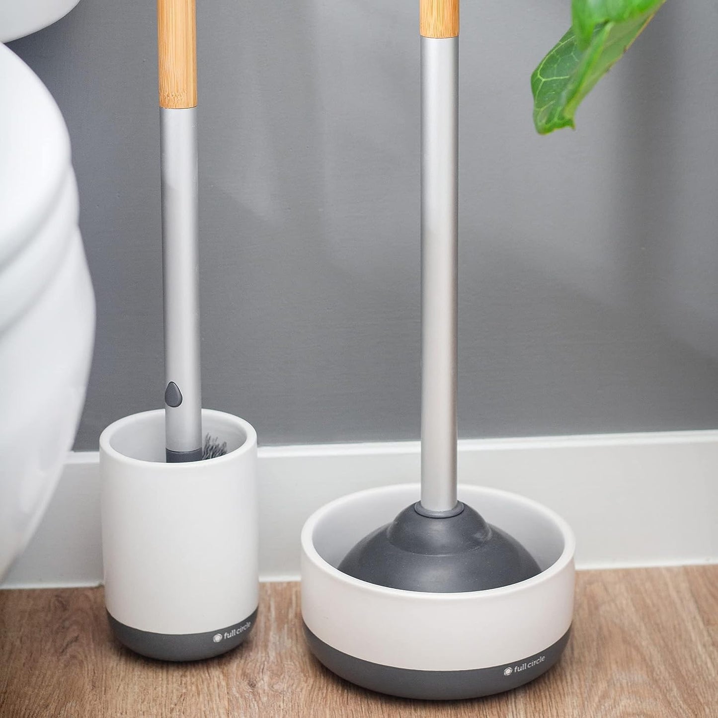 Full Circle Refill Component - Dry Earth Disk for Royal Plunge Toilet Plunger, Instant-Dry Construction for Mold & Mildew Prevention