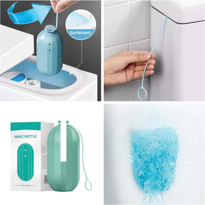 RTWAW Clean Toilet Cleaner, Toilets Tank Cleaning, Long Lasting Toilet Pro Bowl Cleaner Bottles, Gel Limpiador Profesional para Inodoro, Bowl Clean Gel Bottle