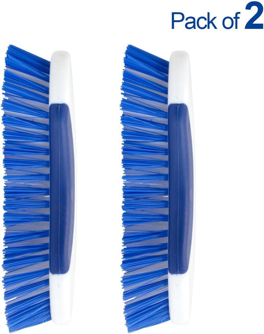 CELOX 2 Pack Multi Purpose Heavy Duty Scrub Brush, Deep Clean Brush for Tile Floors and Walls, Shower Doors, Tubs