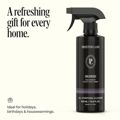 Preston Lane Luxury All-Purpose Cleaner, Mayfair Scent | Bio-Based Multi-Surface Spray | Streak-Free Finish, Lifts Dirt, Smudges & Grease | Vegan & Cruelty-Free