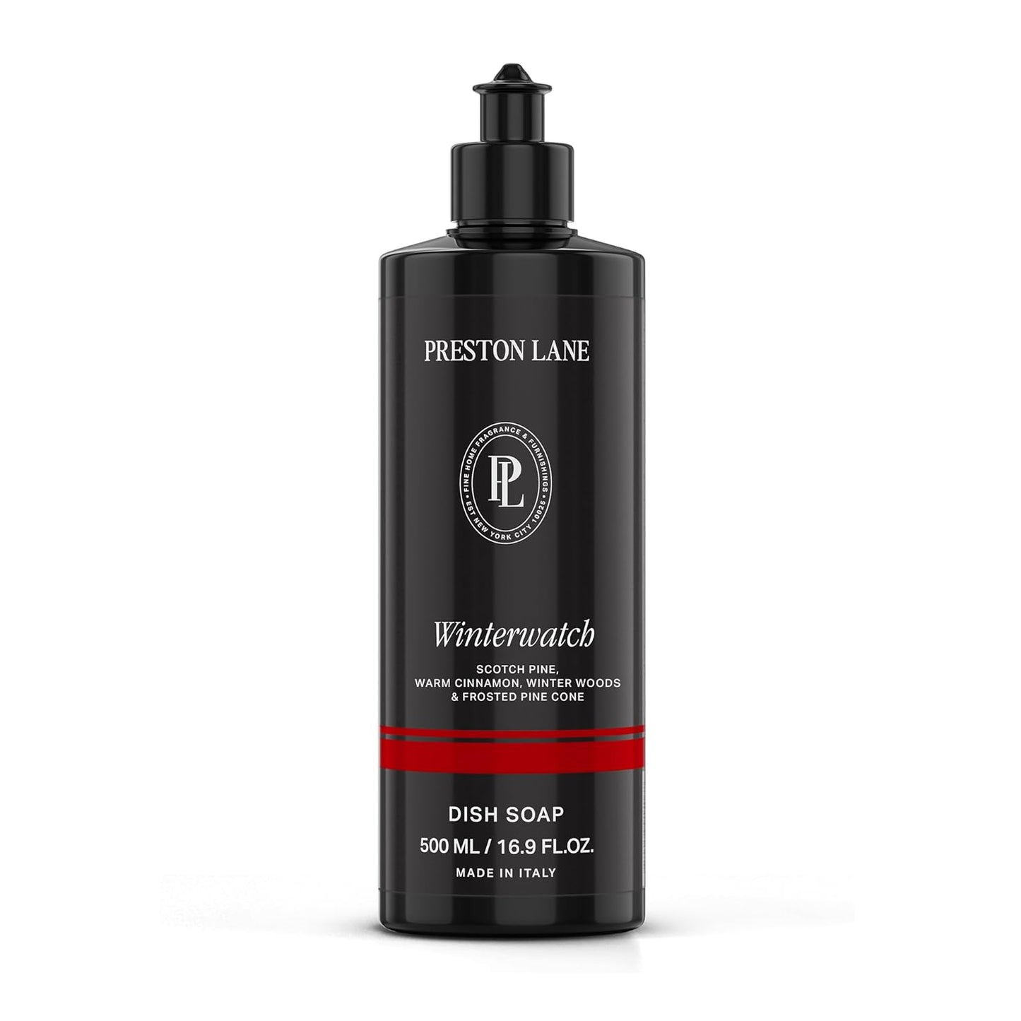 Preston Lane Luxury Dish Soap, Mayfair Scent | Plant Powered Formula with Essential Oils | Tough on Grease, Gentle on Hands | Vegan, Cruelty Free, Clean Ingredients