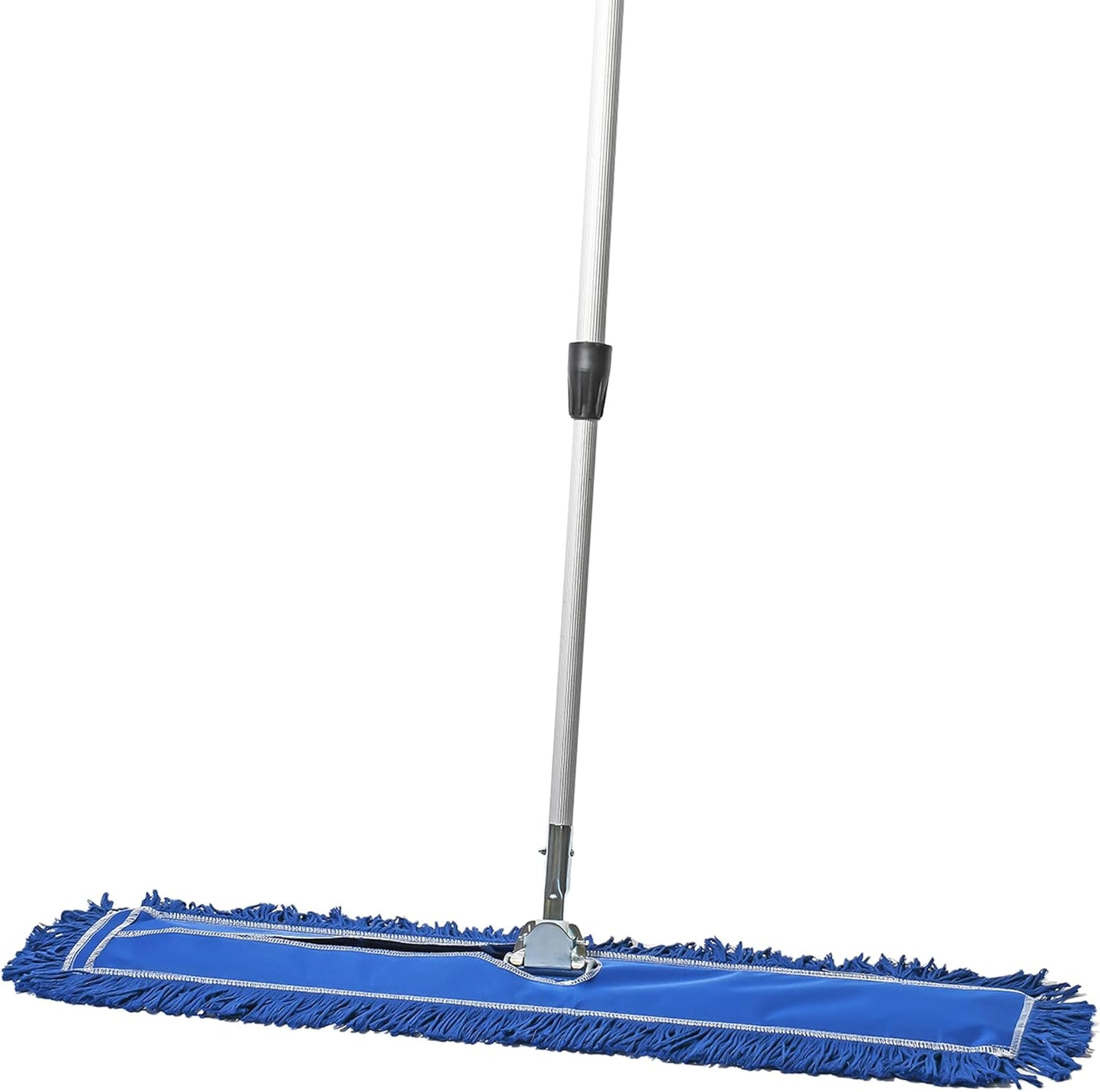 48 Inch Blue Commercial Dust Mop & Floor Sweeper with Extendable Handle – Mop for Hardwood, Tile, and Concrete Floor Cleaning