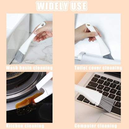 2 Pack Mini Brush and Dustpan Set Conveniently Dust Clean Portable Multi-Functional Cleaning Tools for Key Board Table (Black&Gray)